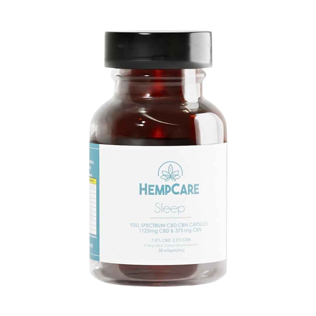 Απόσταγμα Κανναβιδιόλης HEMPCARE SLEEP 10% – Κάψουλα (30 τμχ)